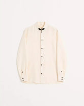 Silk Shantung Shirt With Toggle