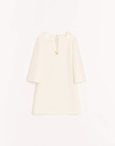Crepe Couture Short Dress