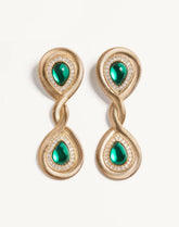 Pas Plus Earrings In Metal, Resin And Swarovski® Crystals