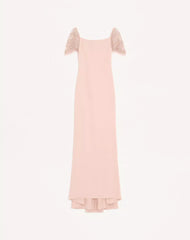Embroidered Couture Cady Long Dress