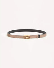 VLogo Signature Reversible Shiny Calfskin Belt - 20Mm / 1.2 In.