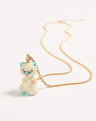 Valentino Le Chat De La Maison Necklace In Nylon And Metal