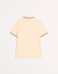 Cotton Piqué Polo Shirt With VLogo Patch