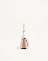 Valentino Garavani Locò Small Shoulder Bag With Pearls, Rhinestones And Jewel Logo