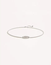 VLogo Signature Chain Belt With Crystals