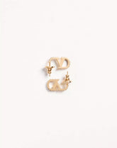 Vlogo Signature Metal And Swarovski® Crystal Earrings