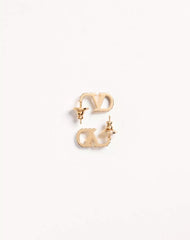 Vlogo Signature Metal And Swarovski® Crystal Earrings