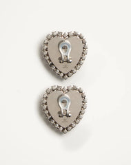 Coeur Hyperbole Earrings In Metal, Resin And Swarovski® Crystals