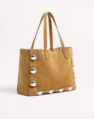Valentino Garavani Nellcôte Suede Shopping Bag