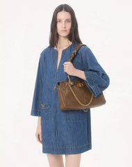 Denim Chambray Dress