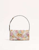 Valentino Garavani Devain Small Shoulder Bag With Rhombelle Embroidery.
