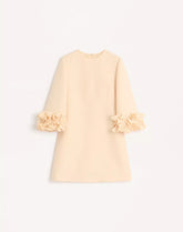 Crepe Couture Short Dress