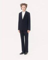 Valentino Cotton Poplin Shirt With Pleated Plastron And Lace Details