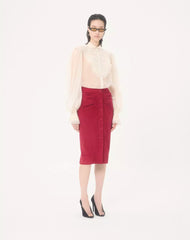 Embroidered Organza Shirt