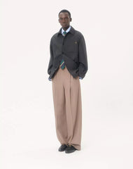 Valentino Shirt Jacket In Nylon Gabardine With Vgold