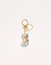 Valentino Garavani Le Chat De La Maison Nylon Bag Charm With Key Ring