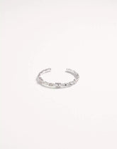 Ovalette Cuff Bracelet In Metal With Swarovski® Crystals