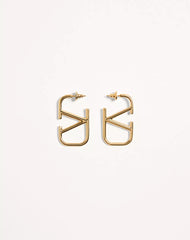 Vlogo Signature Metal Earrings