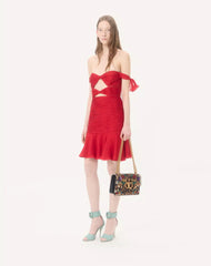 Valentino Garavani Vain Shoulder Bag In Embroidered Pony-Effect Kidskin Leather