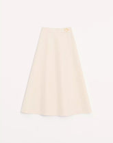 Crepe Couture Midi Skirt