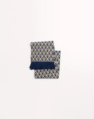 Toute La V Knitted Wool Scarf