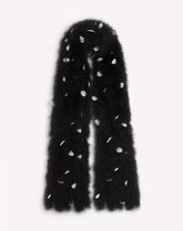 Feathers Valentino Scarf With Turkey And Goose Feathers
