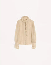 Seersucker Lamé Shirt