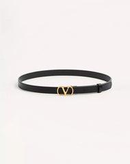 VLogo Signature Belt In Shiny Calfskin 20 Mm