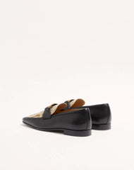 VLogo Signature Kidskin And Python Loafer