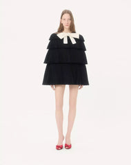 Embroidered Organza Cape