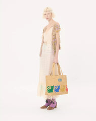 Valentino Garavani Raffiachat Large Raffia Shopping Bag