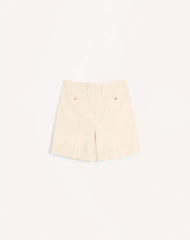 Cotton Canvas Cuffed Bermuda Shorts