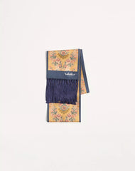 Après L'Hiver Bandeau Scarf In Silk With Fringes