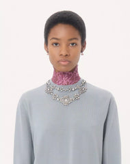 Embroidered Wool Jumper