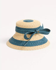 VLogo Signature Straw Bucket Hat