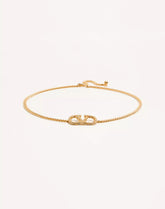 VLogo Signature Chain Belt With Crystals
