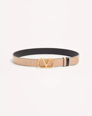 VLogo Signature Reversible Shiny Calfskin Belt - 30Mm / 1.2 In.