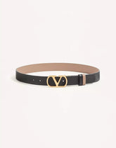 VLogo Signature Reversible Shiny Calfskin Belt - 30Mm / 1.2 In.