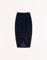 Velvet Midi Skirt