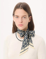 Toute La V Silk Bandeau Scarf