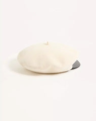 Valentino Garavani VLogo Signature Wool Beanie With Leather Visor