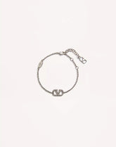 Vlogo Signature Bracelet In Metal And Swarovski® Crystals