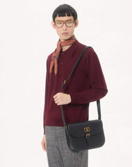 Valentino Wool Polo With VLogo Embroidery