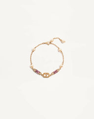 Ovalette Bracelet In Metal, Pearls And Swarovski® Crystals