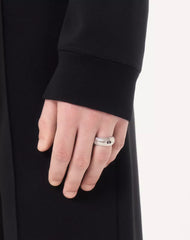 Valentino Ovalette Metal Ring