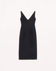 CREPE COUTURE MIDI DRESS