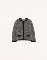 Linen And Lurex Knitted Jacket