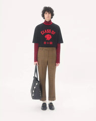 Valentino Cotton T-Shirt With Panther Print