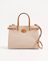 Valentino Garavani Antibes Medium Canvas Shopping Bag