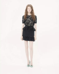 Crepe Couture Short Skirt